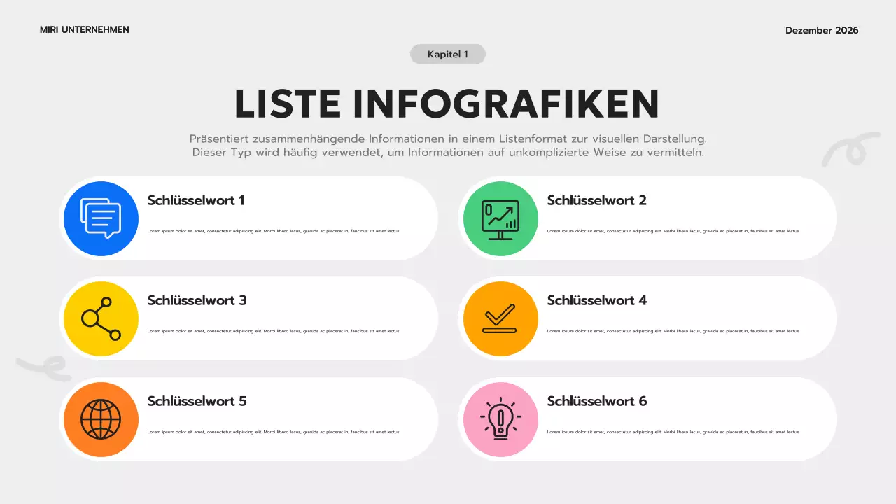 blaue moderne Infografik Leitfaden