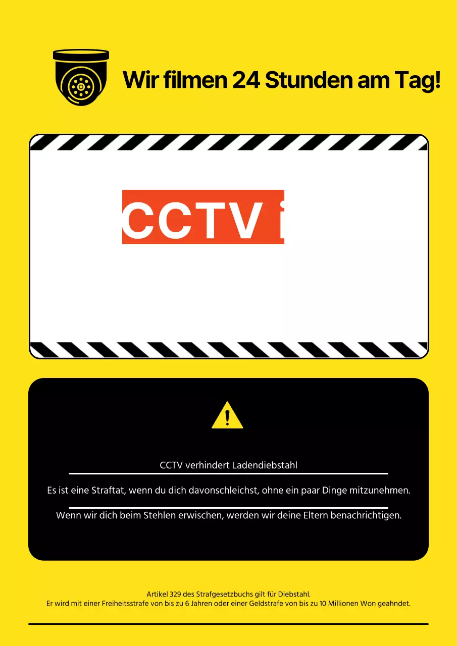 Gelb Einfache Sicherheitstipps