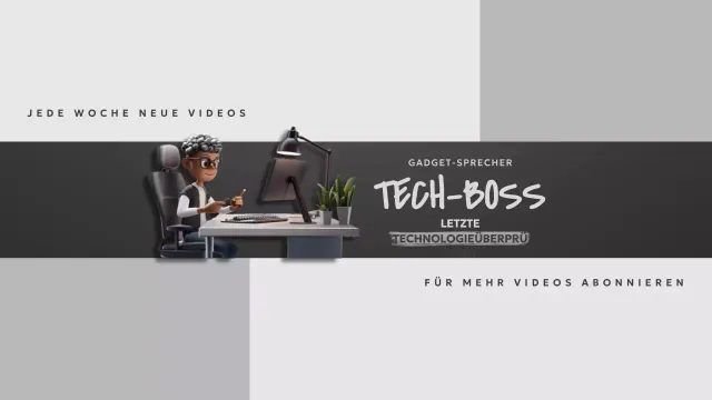 Graue moderne Technik Werbung