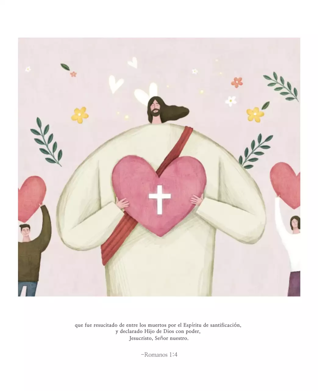 Pastel limpio ilustración iglesia