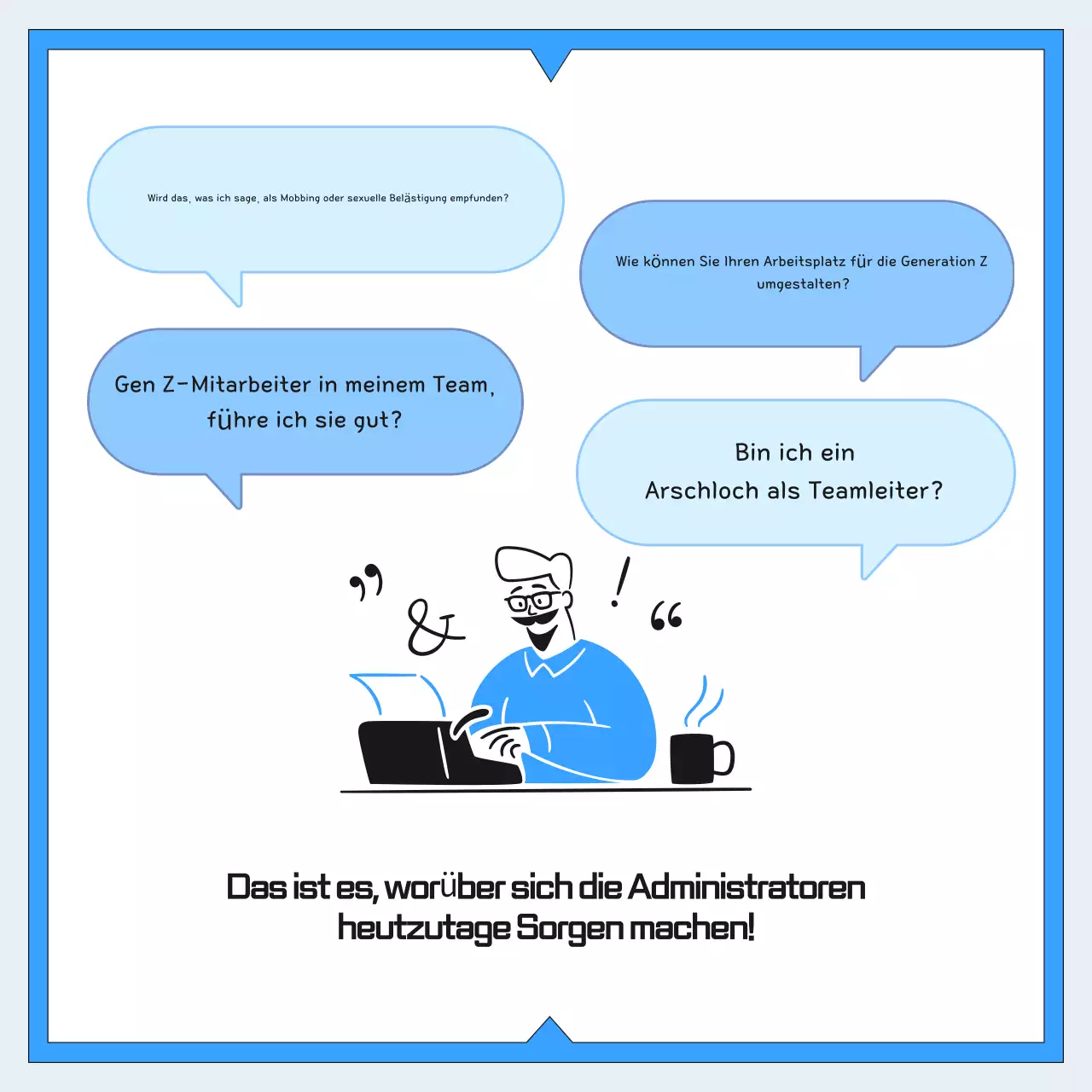 Blue Modern Workplace Culture Leitfaden