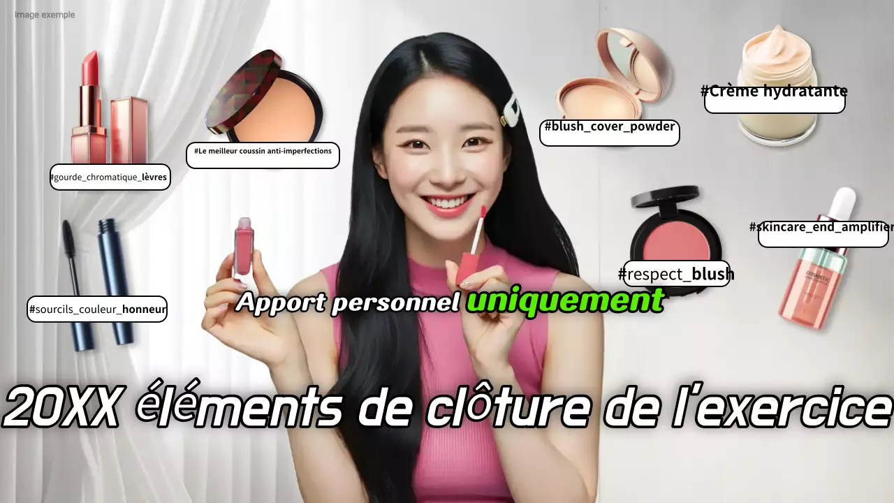 Promouvoir les cosmétiques black pop