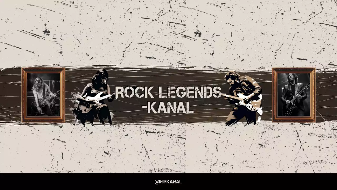 Beige Retro Rock Musik Werbung