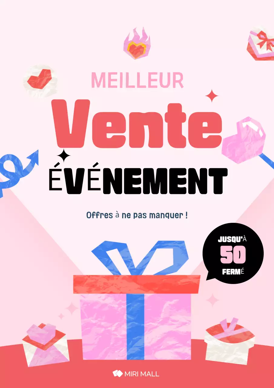 pink bold vente promotion