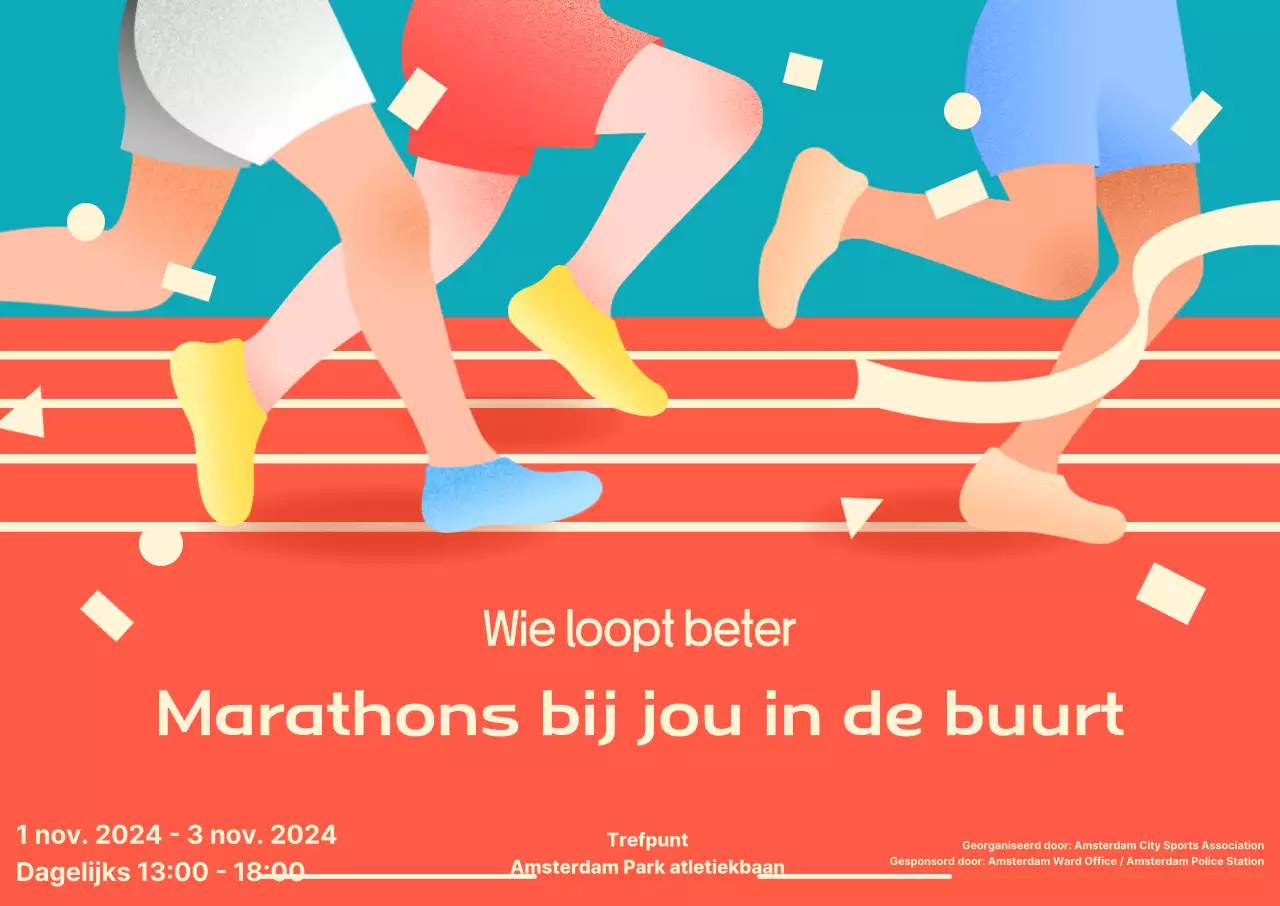 Promoot de Orange Pop Marathon