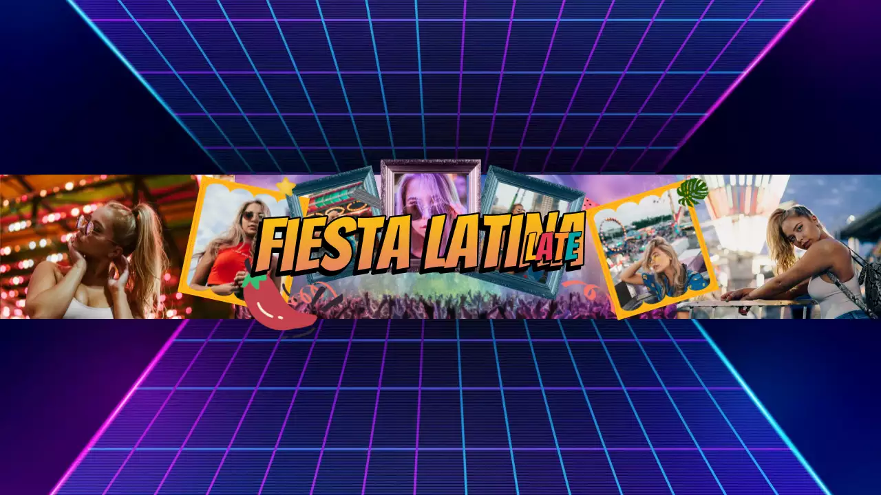 Anuncio de música retro Rainbow