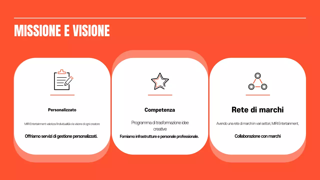 Promuovere l'intrattenimento arancione retrò e kitsch