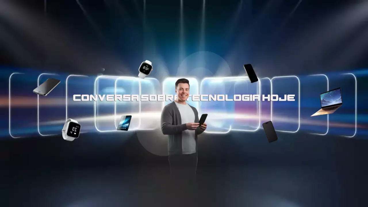 Anúncio da Blue Modern Tech