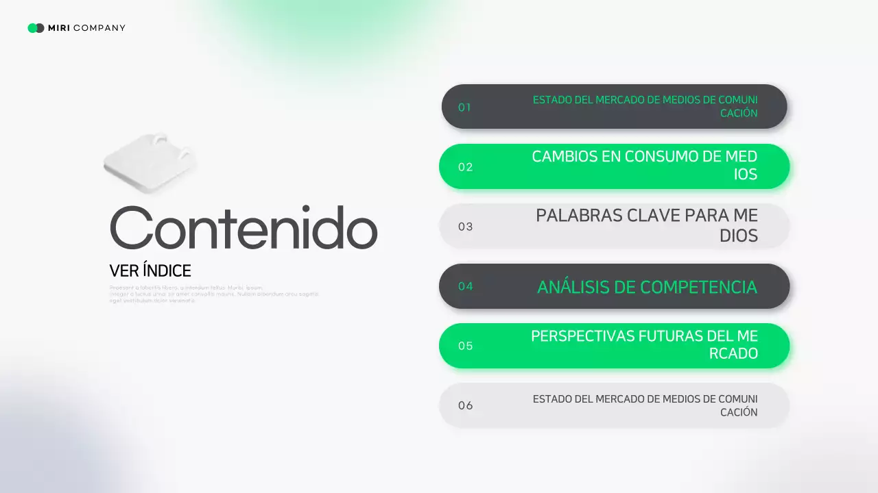 Resumen Informe sobre los medios de comunicación modernos