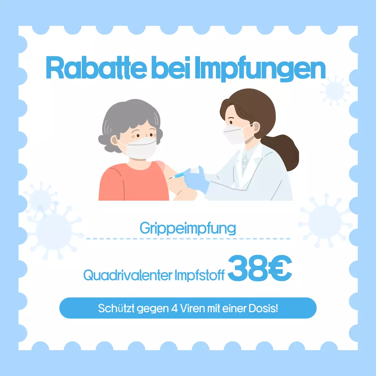 Hellblau Einfacher Gesundheitsführer