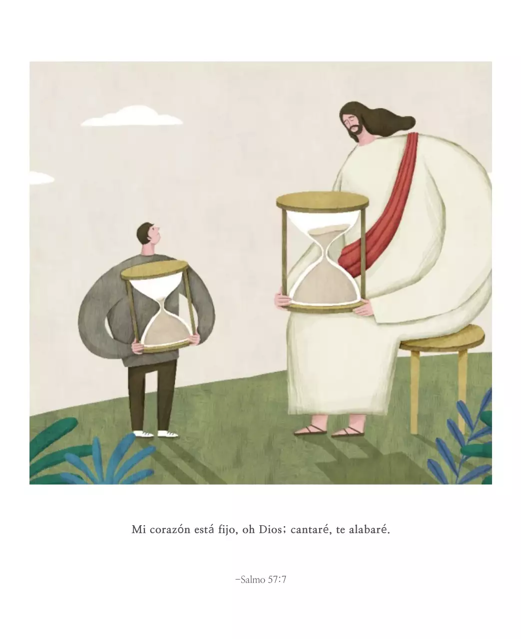 Pastel limpio ilustración iglesia