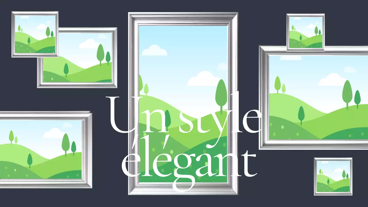 Annonce de mode élégante grise