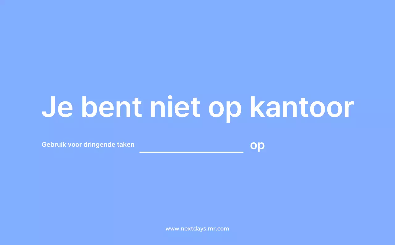 Photo goal tracker kalender met een vleugje blauw