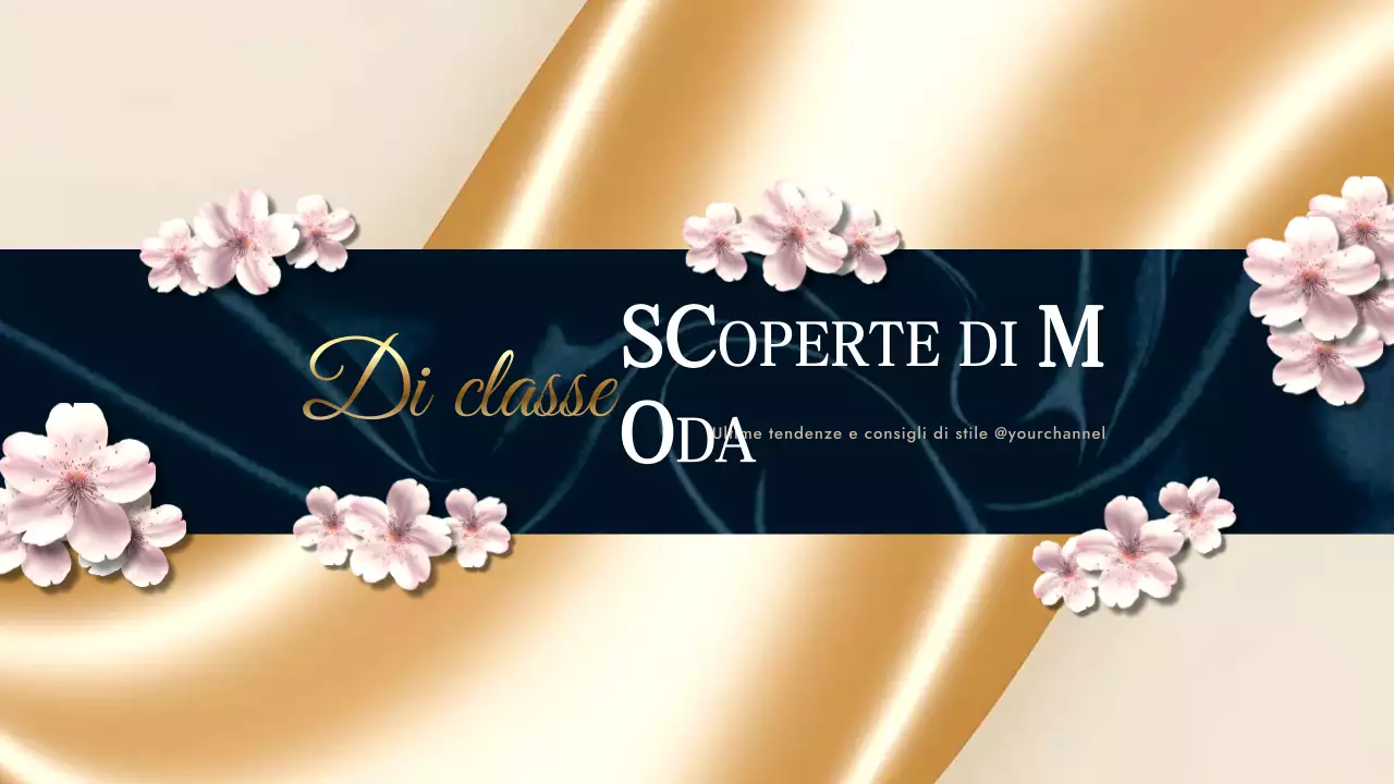 oro moda di classe floreale