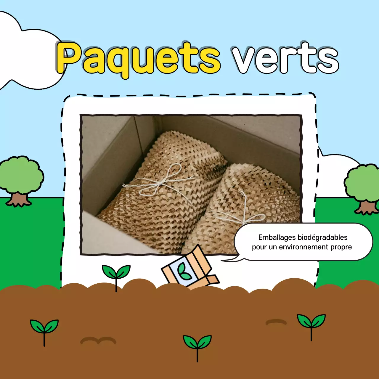 Promouvoir le défi vert et bleu clair pour la vie