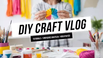 rot blau gelb diy Handwerk vlog
