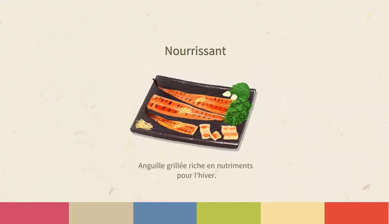 Calendrier de l'alimentation traditionnelle beige