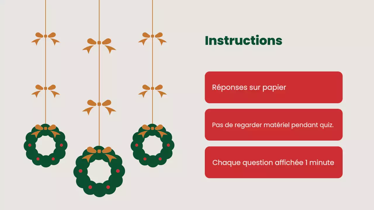 Des cadeaux de Noël simples