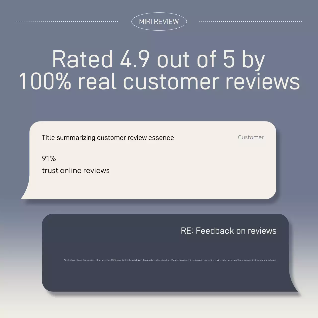 Beige Modern Review Promotion Instagram Carousel