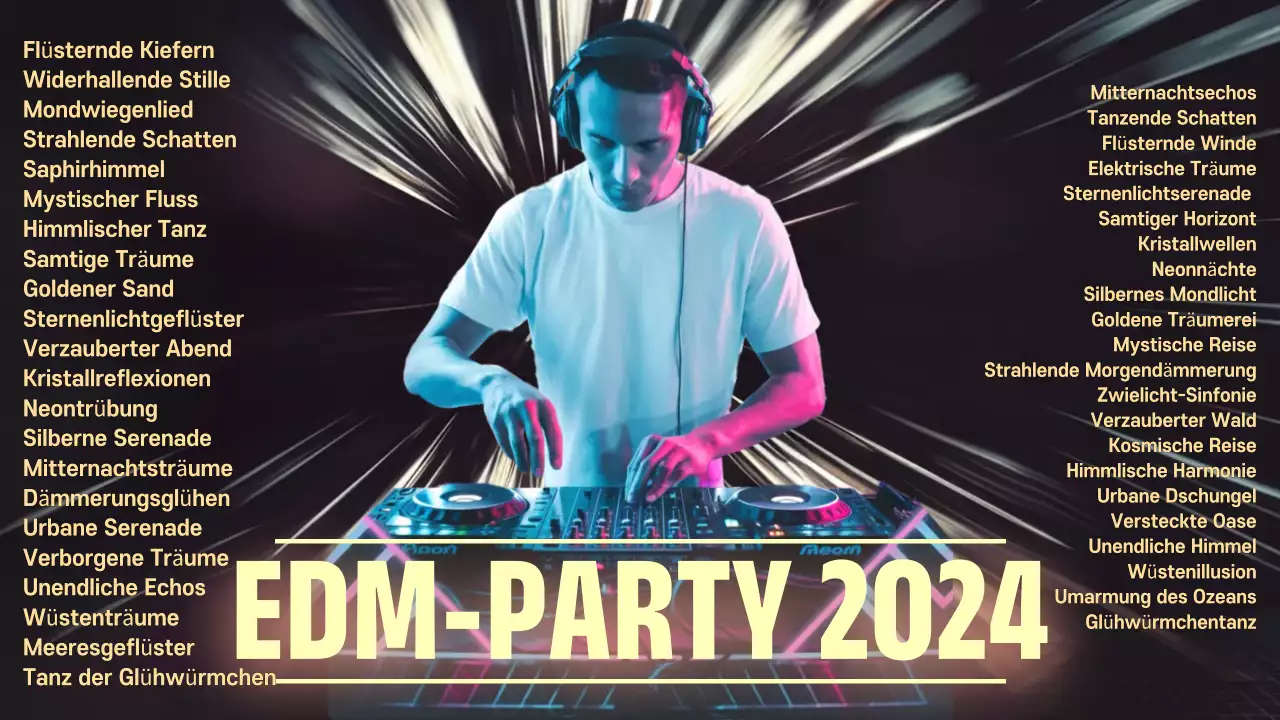 neon modern music event