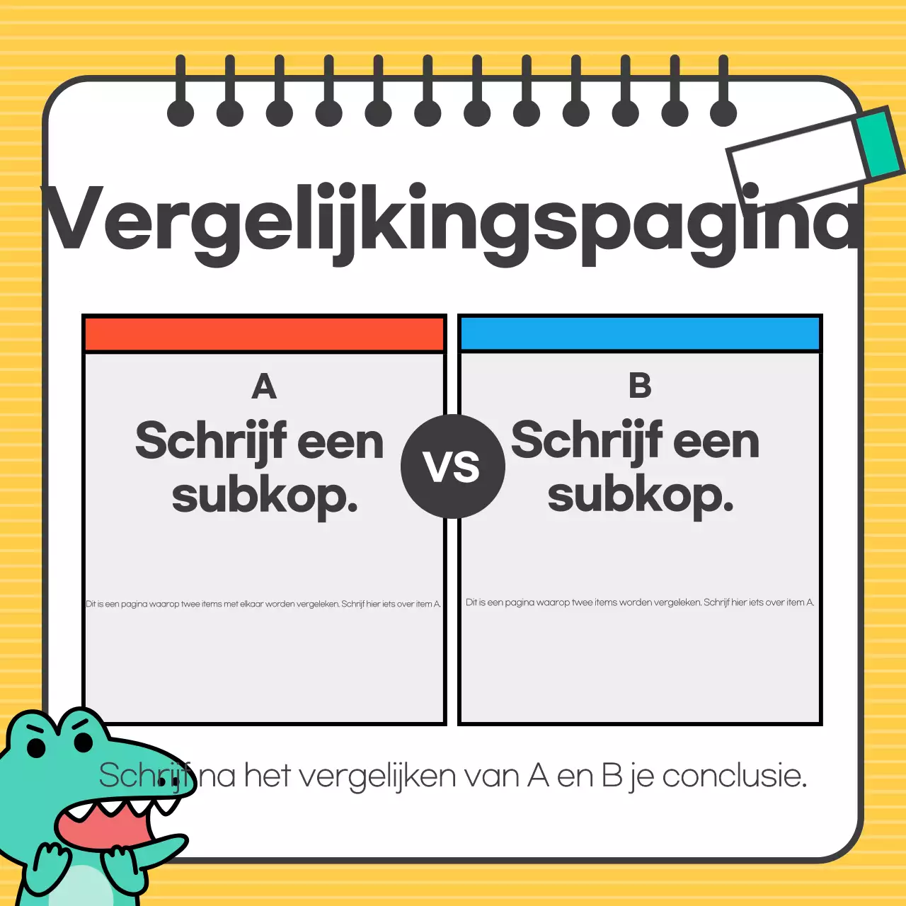 Eenvoudig geel ontwerp uitgelegd
