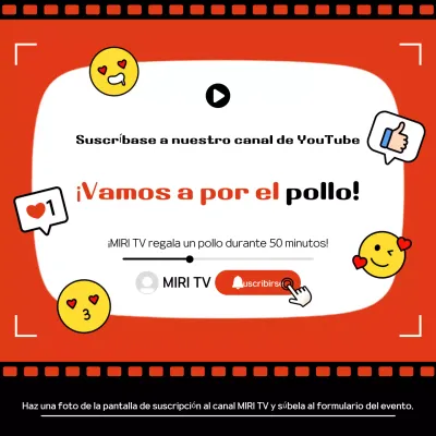 Evento Orange Pop en las redes sociales
