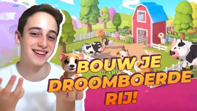 Kleurrijke Speelse Boerderij Advertentie