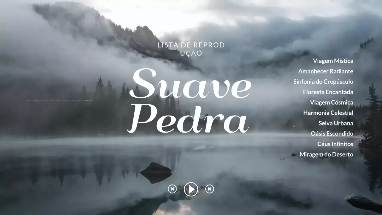 lista de reprodução de música minimalista cinzenta