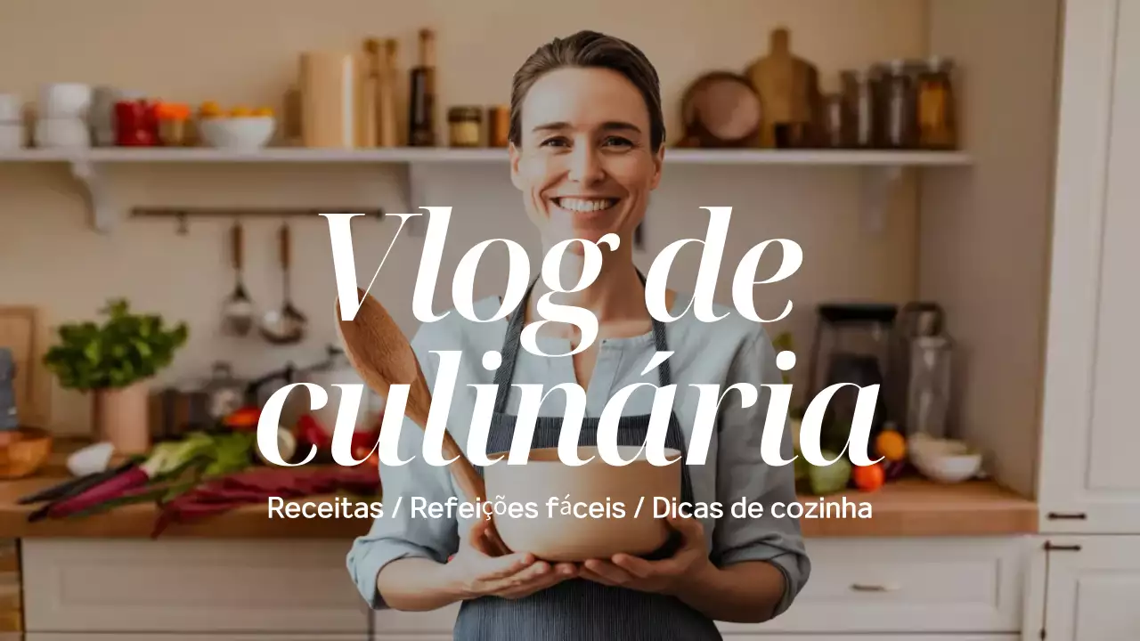 bege cozinhar vlog estilo rústico