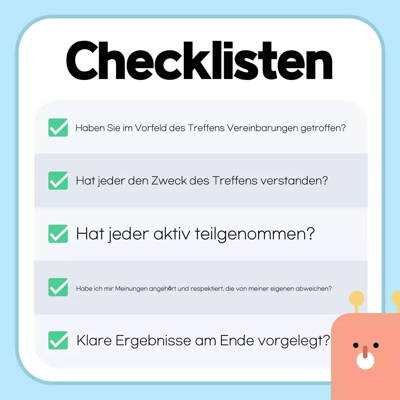 Mint Cozy Meeting Guide