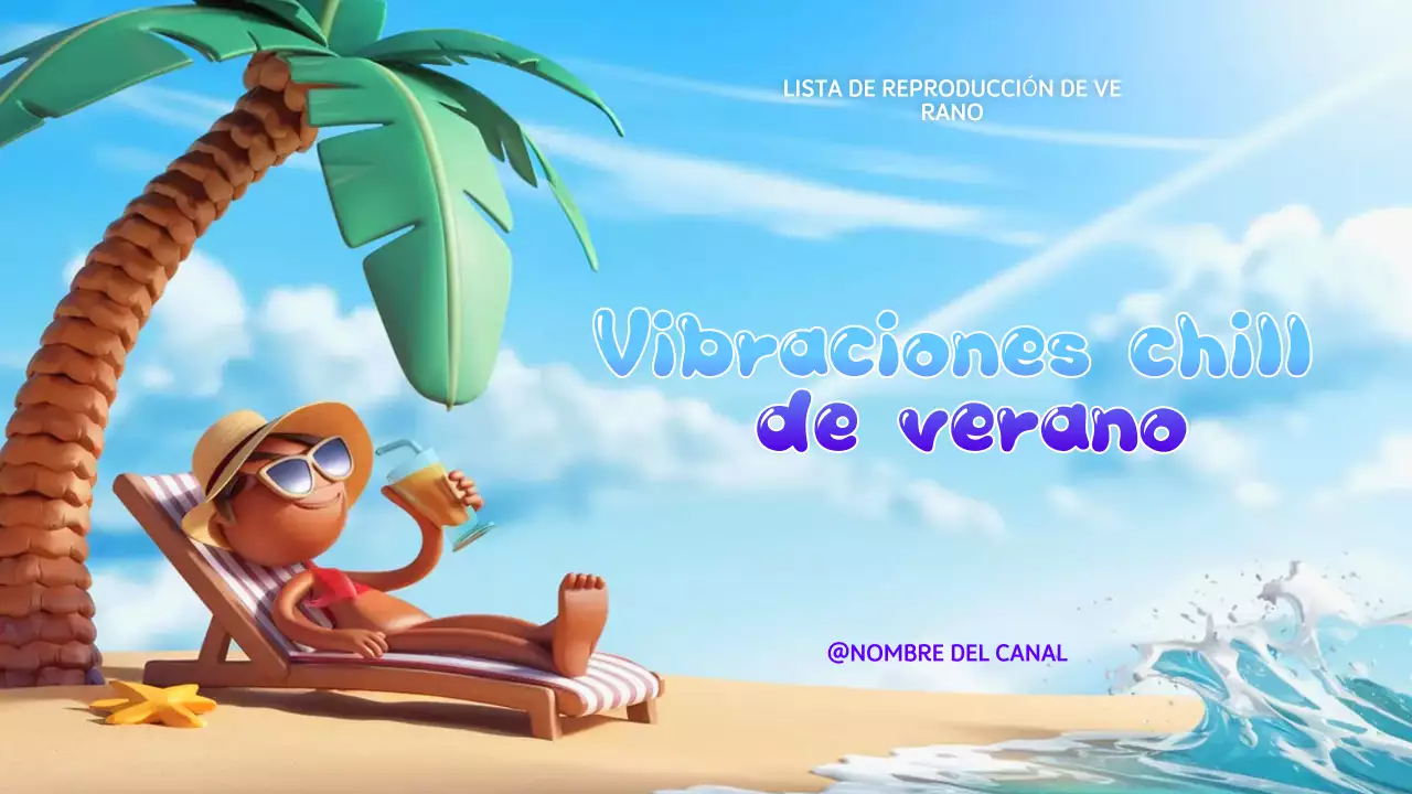 lista de reproducción azul tropical de verano