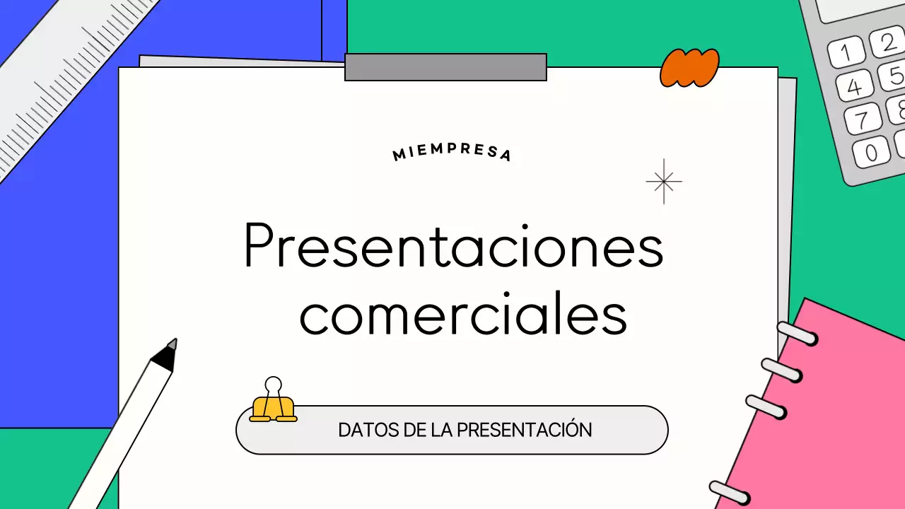 Un informe empresarial verde y mimoso