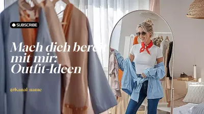 Beige Trendy Mode Vlog