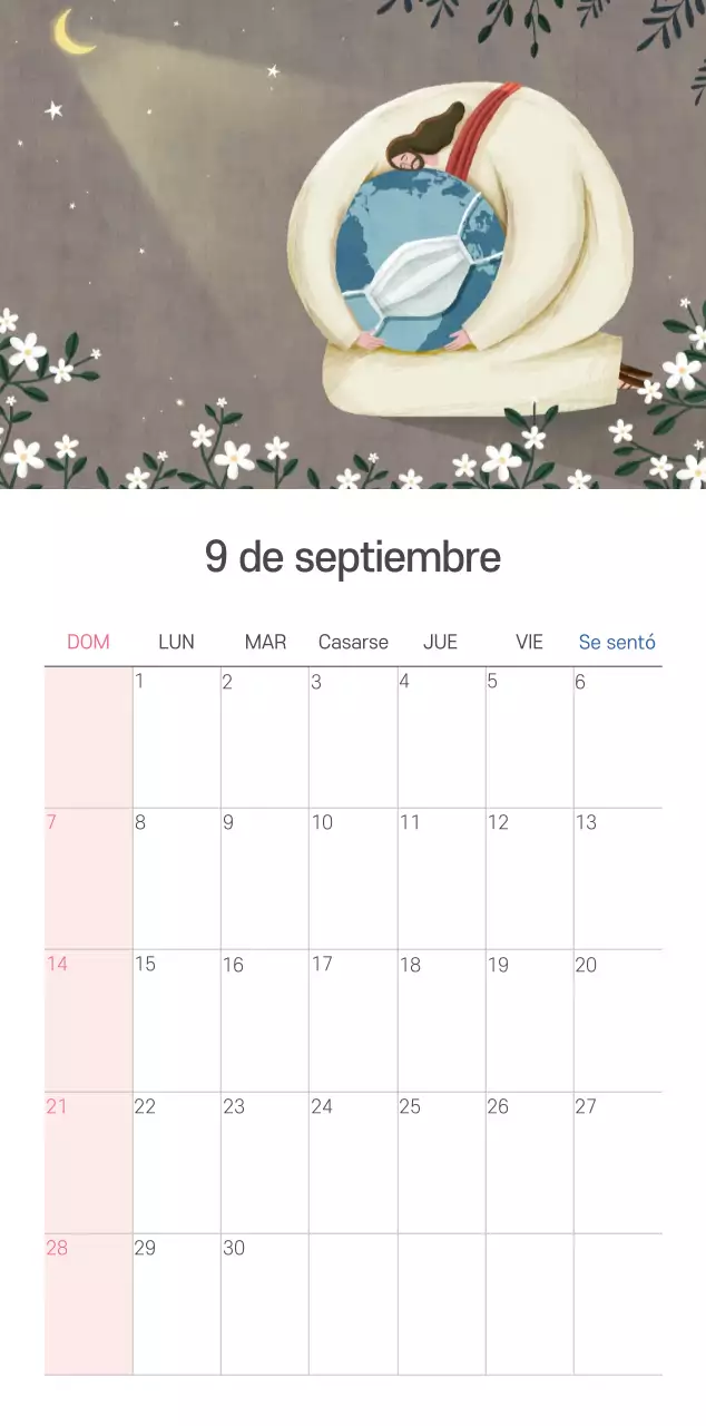 Pastel limpio ilustración iglesia