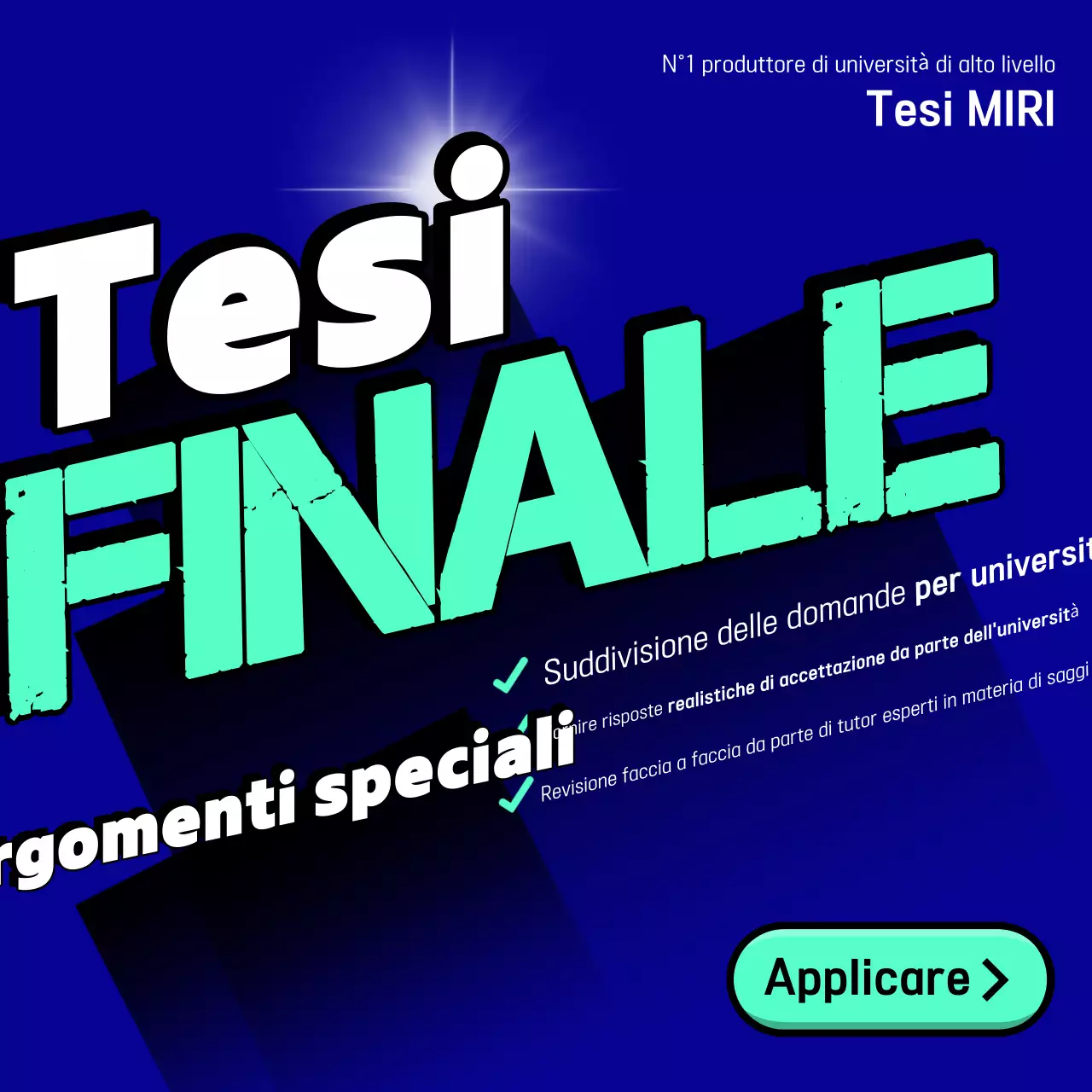 Promuovere annunci educativi evidenziati in blu