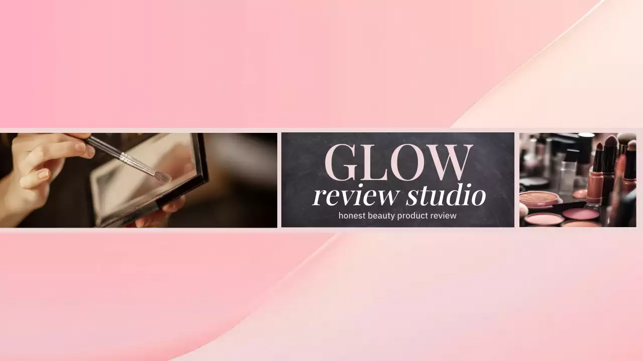 Pink Modern Beauty Review Guide YouTube Thumbnail