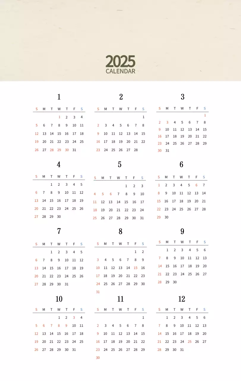 Kalender Makanan Tradisional Krem