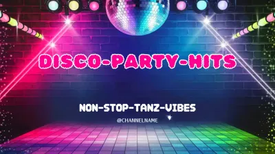 Regenbogen Retro-Musik-Wiedergabeliste