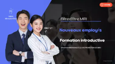 Publicité pour l'éducation moderne bleue