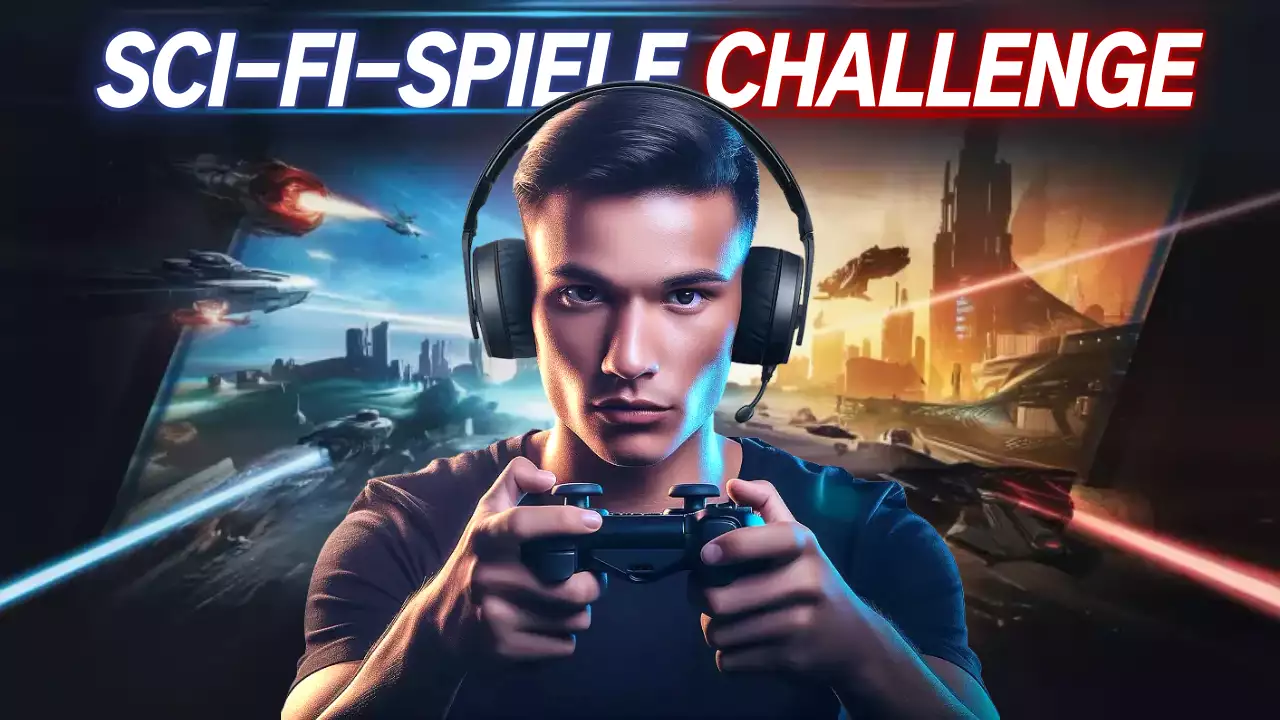 Schwarzes futuristisches Gaming-Event