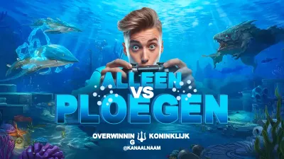 Blauw Modern Gaming Advertentie