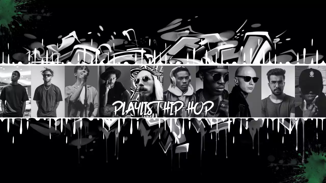 Black Graffiti Hip-Hop Playlist