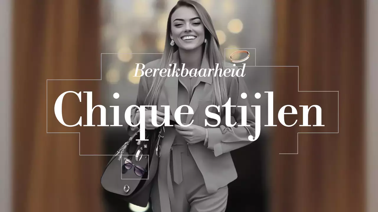 Grijze moderne modegids