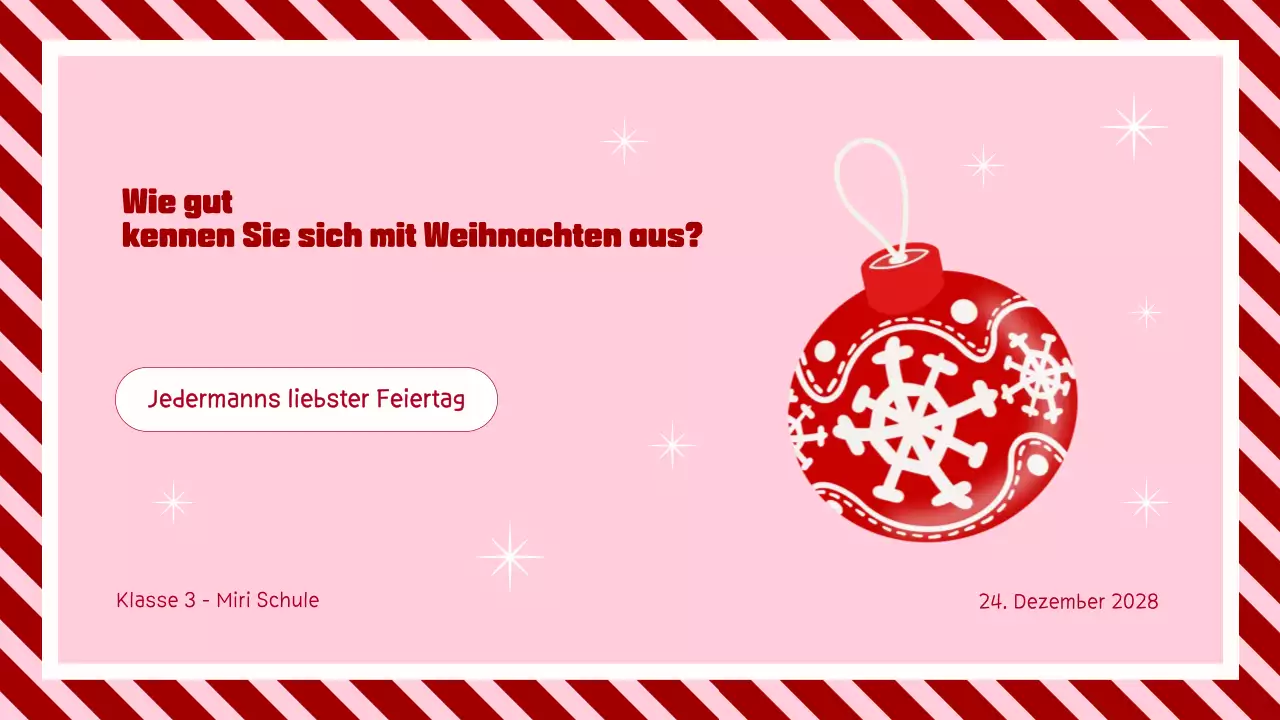 TRENDIGE LUSTIGE ILLUSTRATION WEIHNACHTS-QUIZ-SPIEL FÜR KINDER
