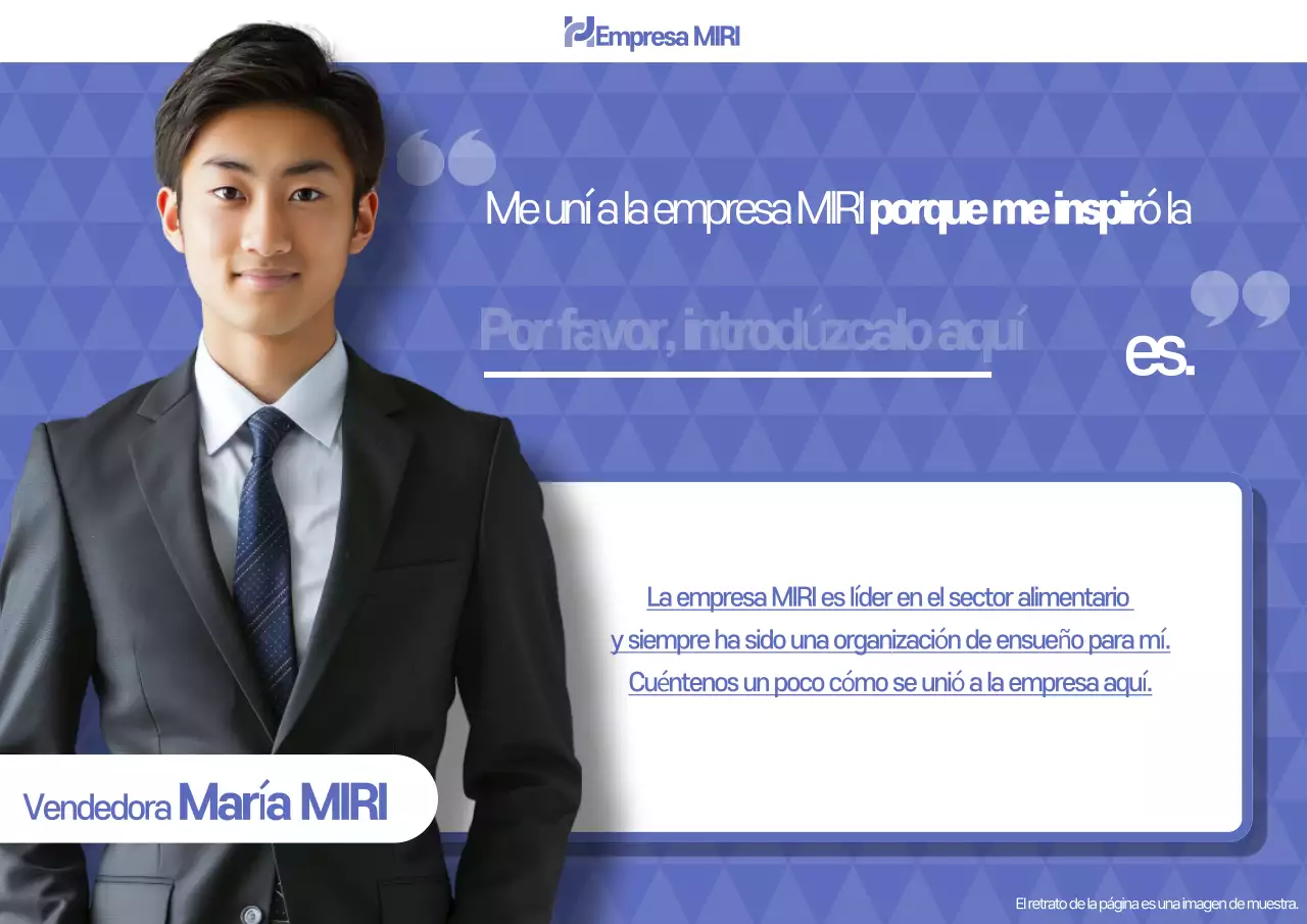 Blue Modern Recruitment Entrevista Carta de presentación