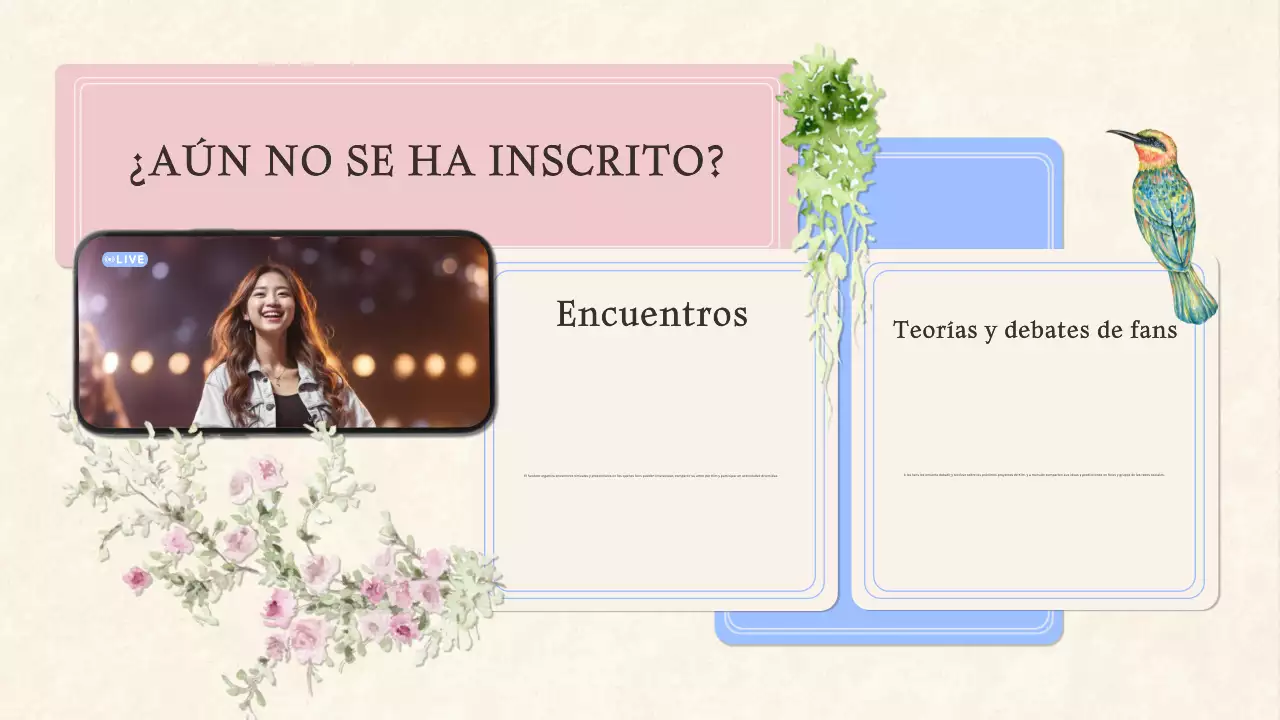 Rosa elegante K-drama de tono