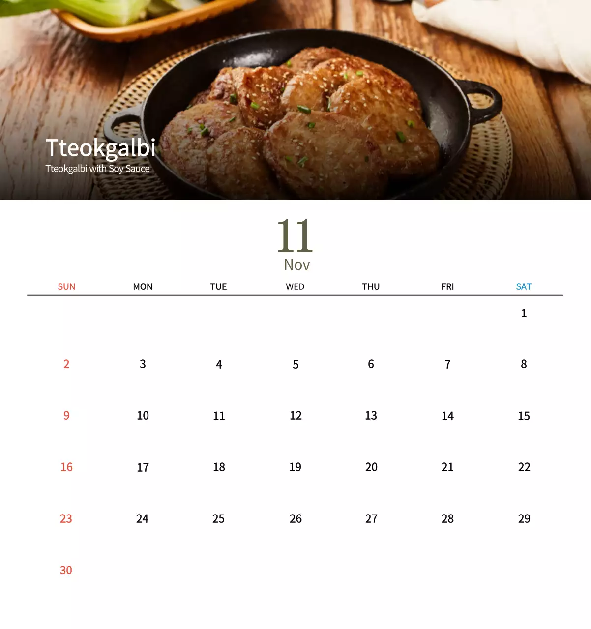 Kalender Makanan Tradisional Krem