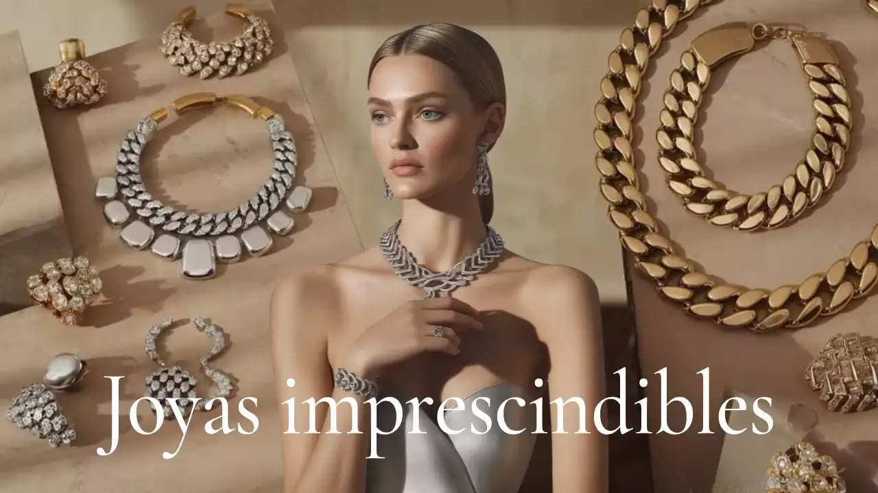 Anuncio de joyas de lujo de oro