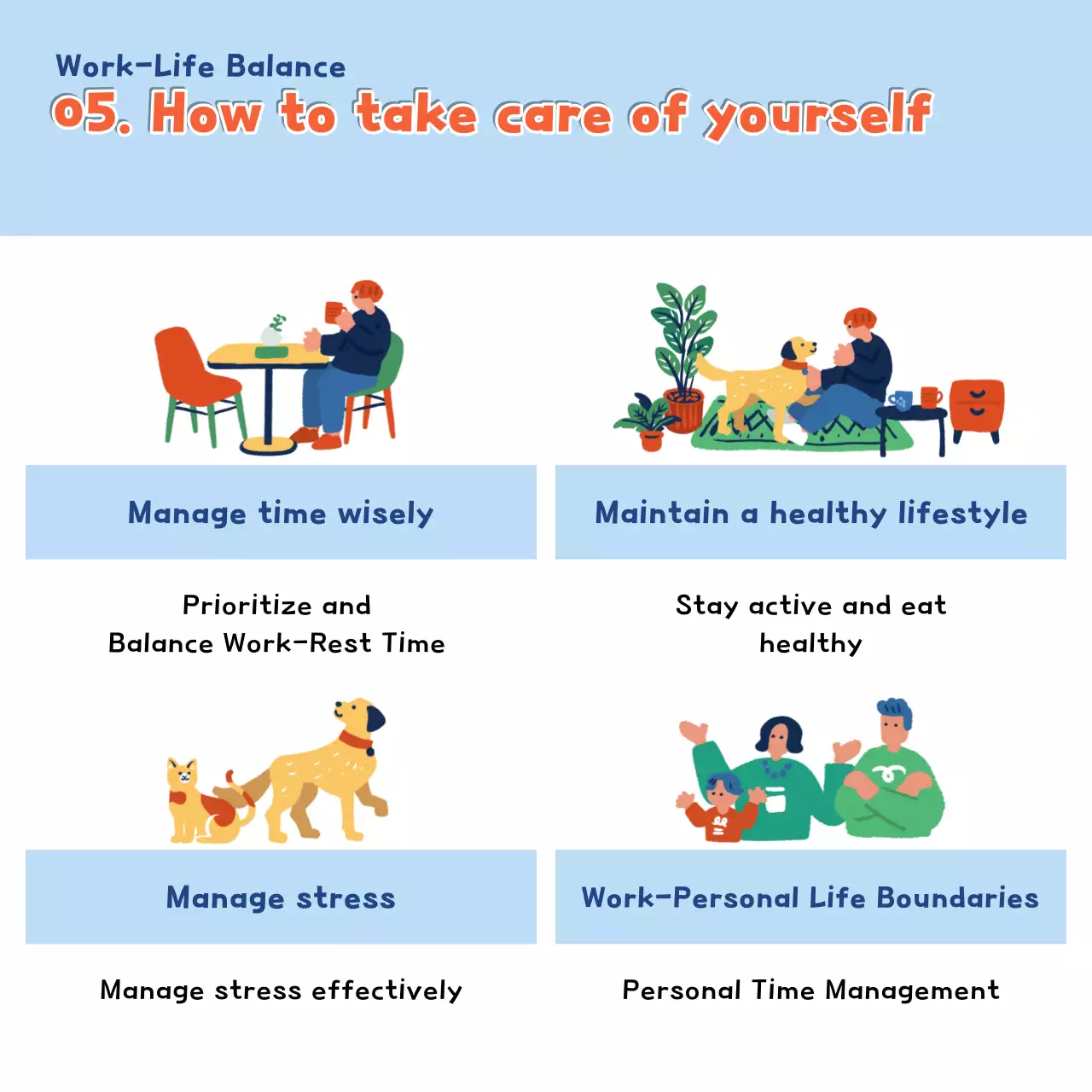 Guia de carreira moderno azul Instagram Carousel