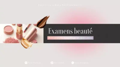 Promotion de la beauté rose et élégante